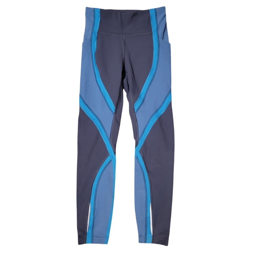 Lululemon Blue Wild Twist 7/8 Leggings